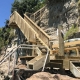 Image of beach staircase overlooking water